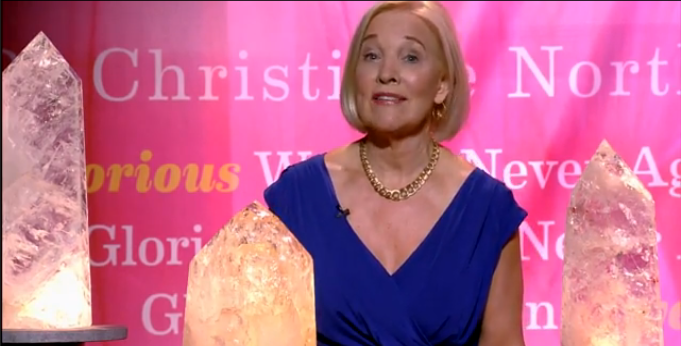 Dr. Christiane Northrup with Ataana's Healing Crystals