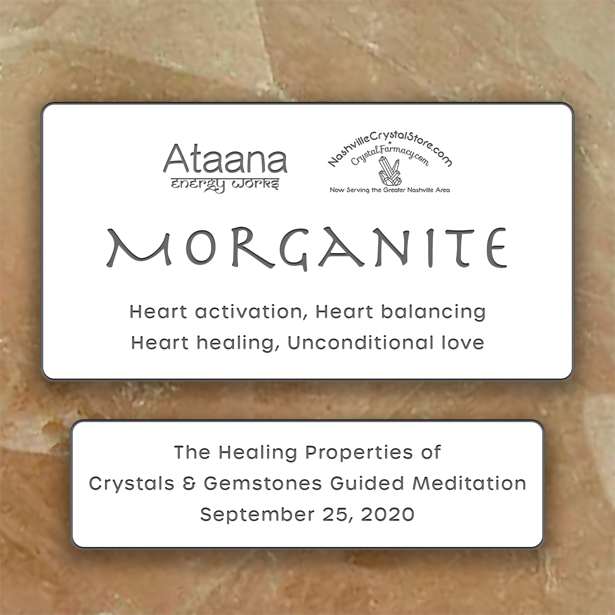 Ataana Method Nashville Crystal Store Morganite Guided Meditation