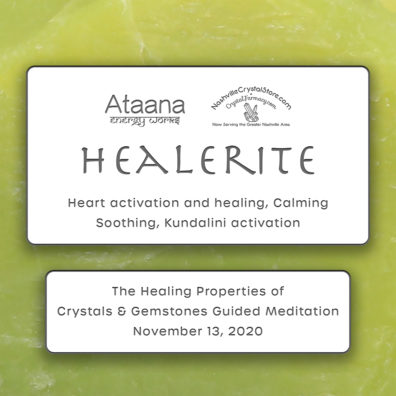 Ataana Method Nashville Crystal Store Healerite Guided Meditation