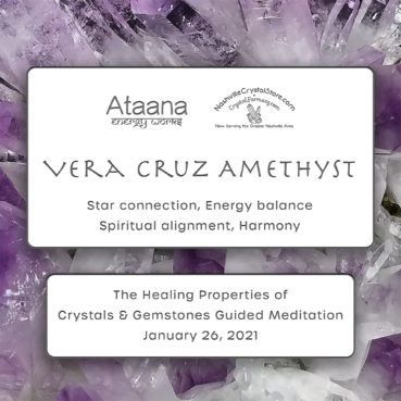 Ataana Method Nashville Crystal Store Vera Cruz Amethyst Guided Meditation