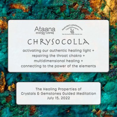 Ataana Method Nashville Crystal Store Chrysocolla Guided Meditation