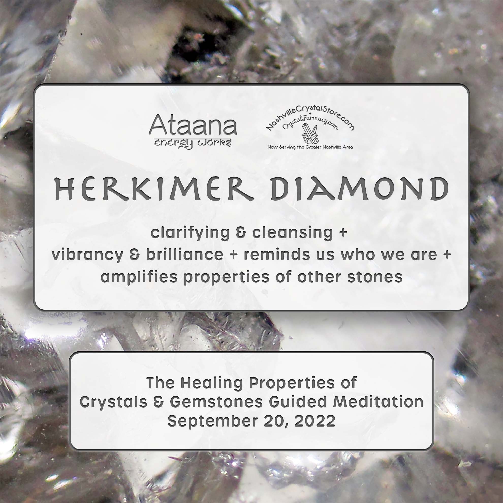 Herkimer Diamond Guided Meditation 09 20 22 Ataana Healing Method