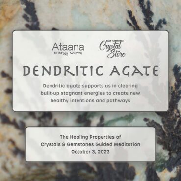 Ataana Method East Nashville Crystal Store Dendritic Agate Guided Meditation