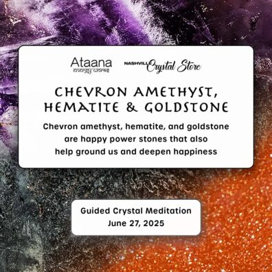 Chevron Amethyst, Hematite & Goldstone Guided Meditation 06/27/25