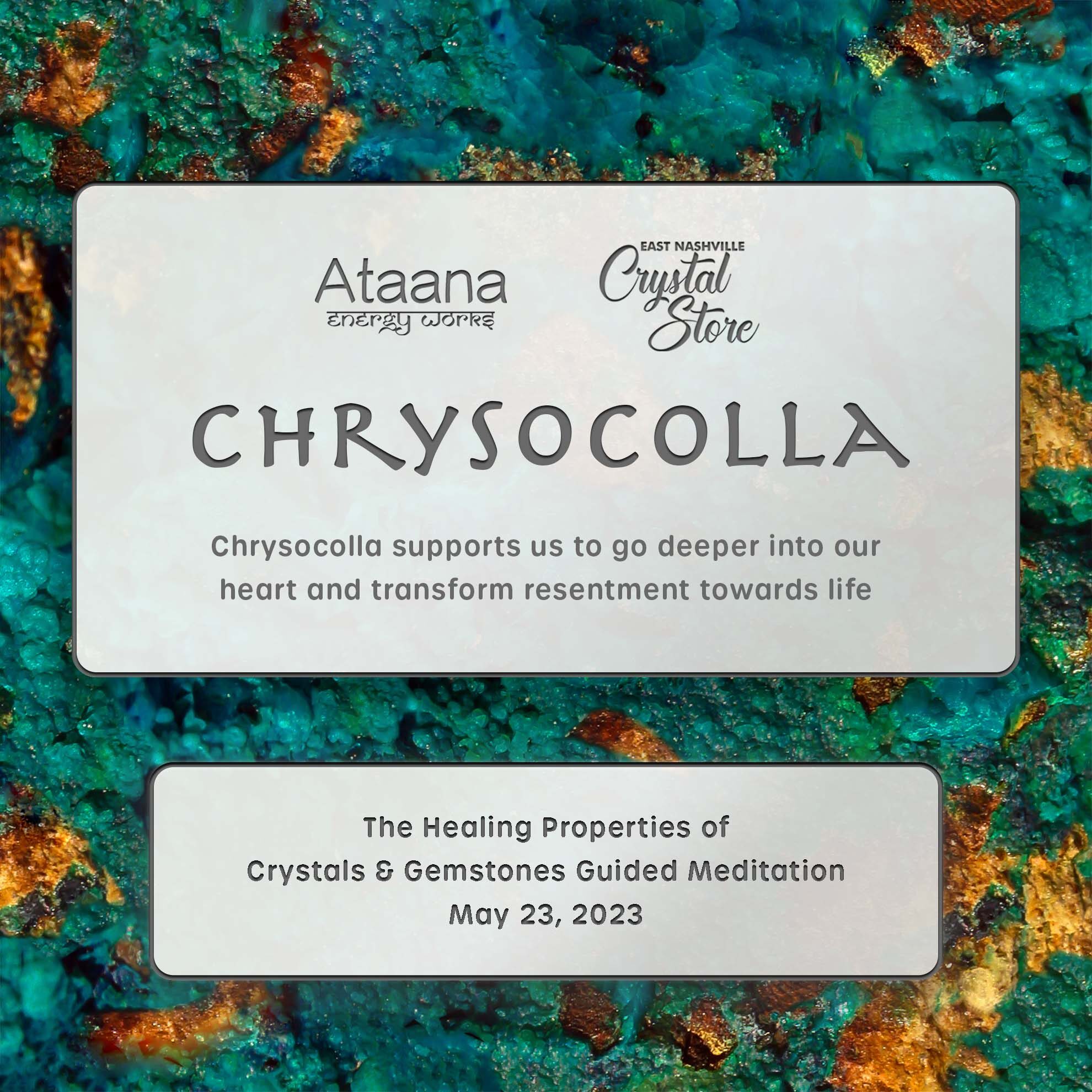 Ataana Method East Nashville Crystal Store Chrysocolla Guided Meditation