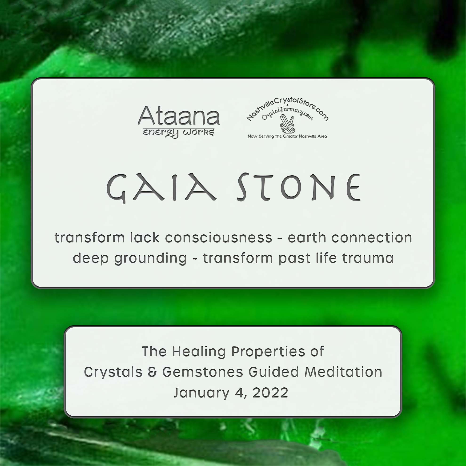 Ataana Method Nashville Crystal Store Gaia Stone Guided Meditation