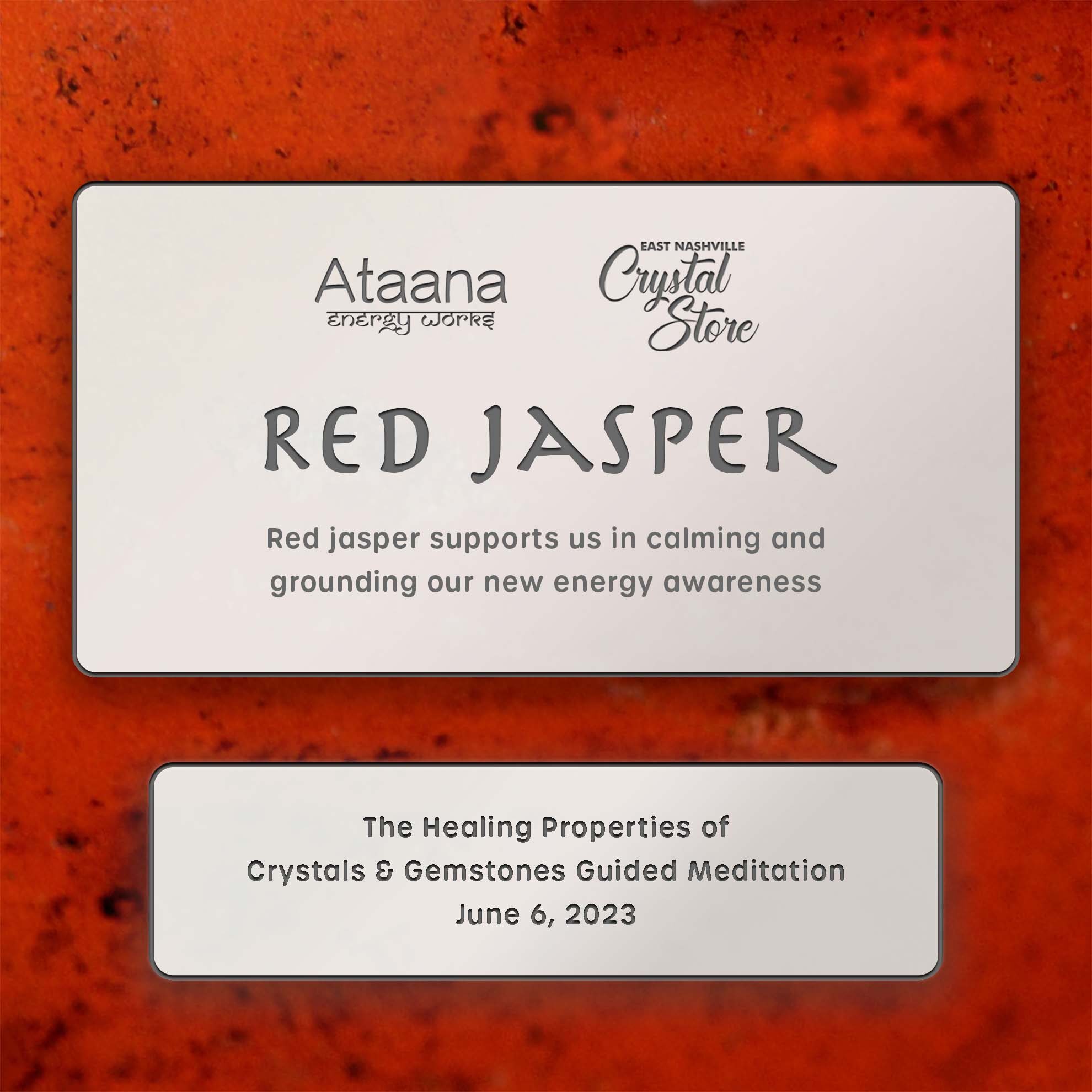 Ataana Method East Nashville Crystal Store Red Jasper Guided Meditation